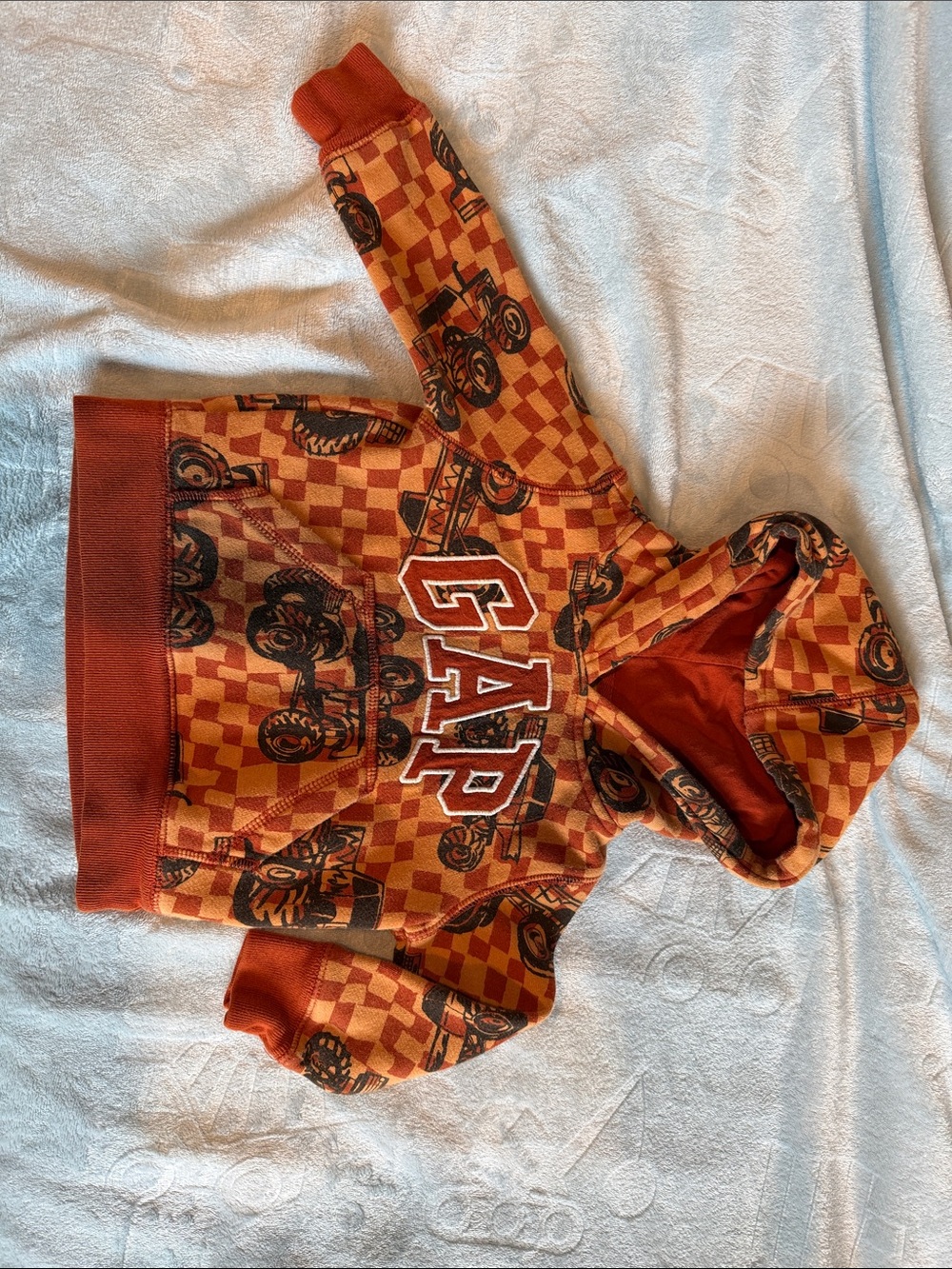 GAP Monster Truck Checkered Hoodie